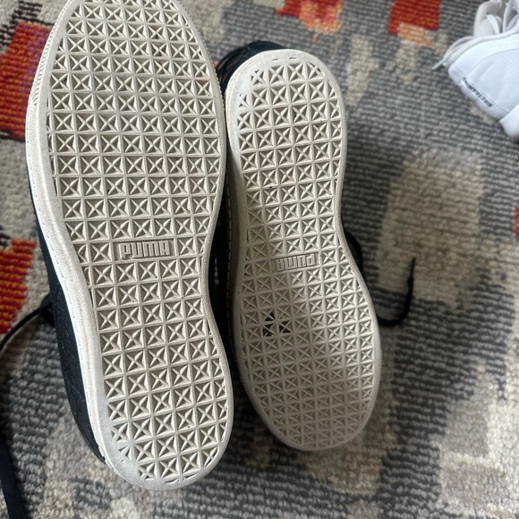 Puma high top wedge sneakers. Snakeskin embossed print. - Picture 3 of 5